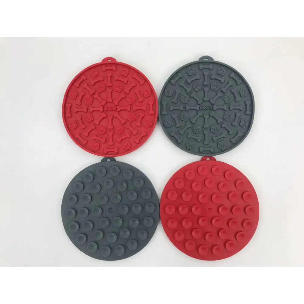 YES4PETS 4 x Pet Dog Cat Food Peanut Butter Spread N Lick Treat Mat Pad - Pet Care > Dog Supplies > Dog Bowls Feeders &