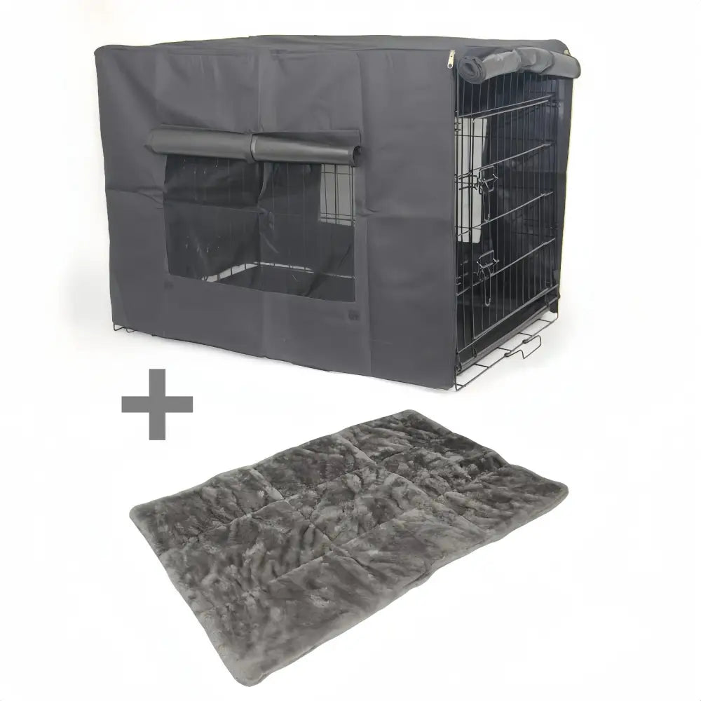 YES4PETS 48’ Portable Foldable Dog Cat Rabbit Collapsible Crate Pet Cage Cover Mat - Pet Care > Cat Supplies > Cat