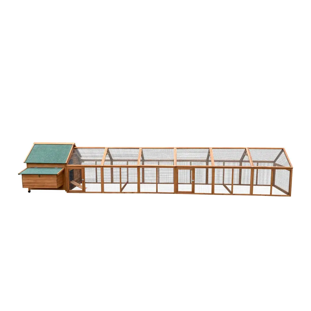 YES4PETS 6 M XXXL Chicken Coop Rabbit Hutch Ferret Cage Hen Chook Cat Kitten House With Run - Pet Care > Coops &