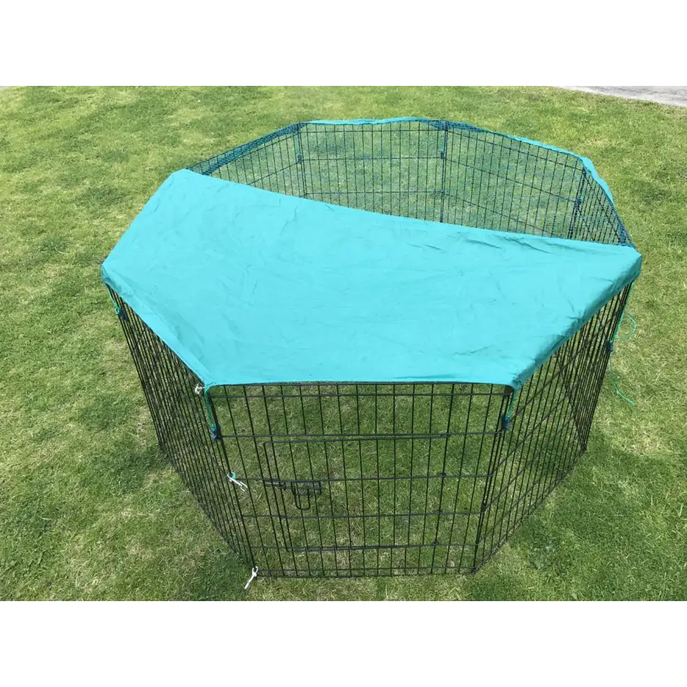 YES4PETS 6 Panel Dog Cat Exercise Playpen Puppy Enclosure Rabbit Fence With Cover - Pet Care > Dog Supplies > Dog