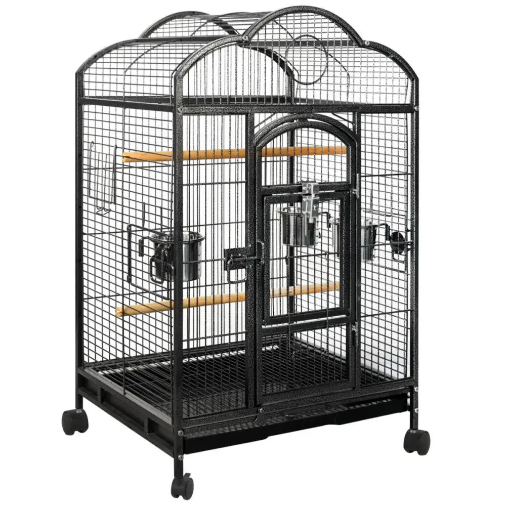 YES4PETS Bird Budgie Cage Parrot Aviary Carrier With Wheel - Pet Care > Bird > Bird Cages & Stands