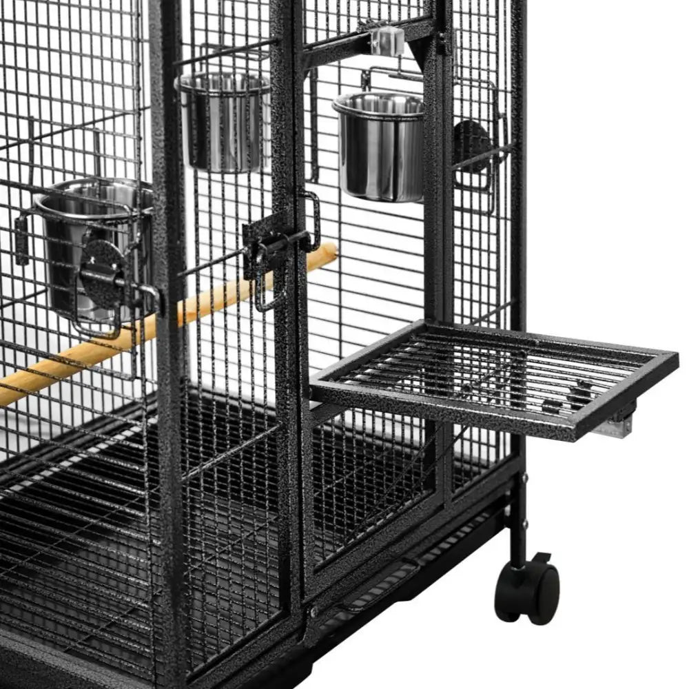 YES4PETS Bird Budgie Cage Parrot Aviary Carrier With Wheel - Pet Care > Bird > Bird Cages & Stands