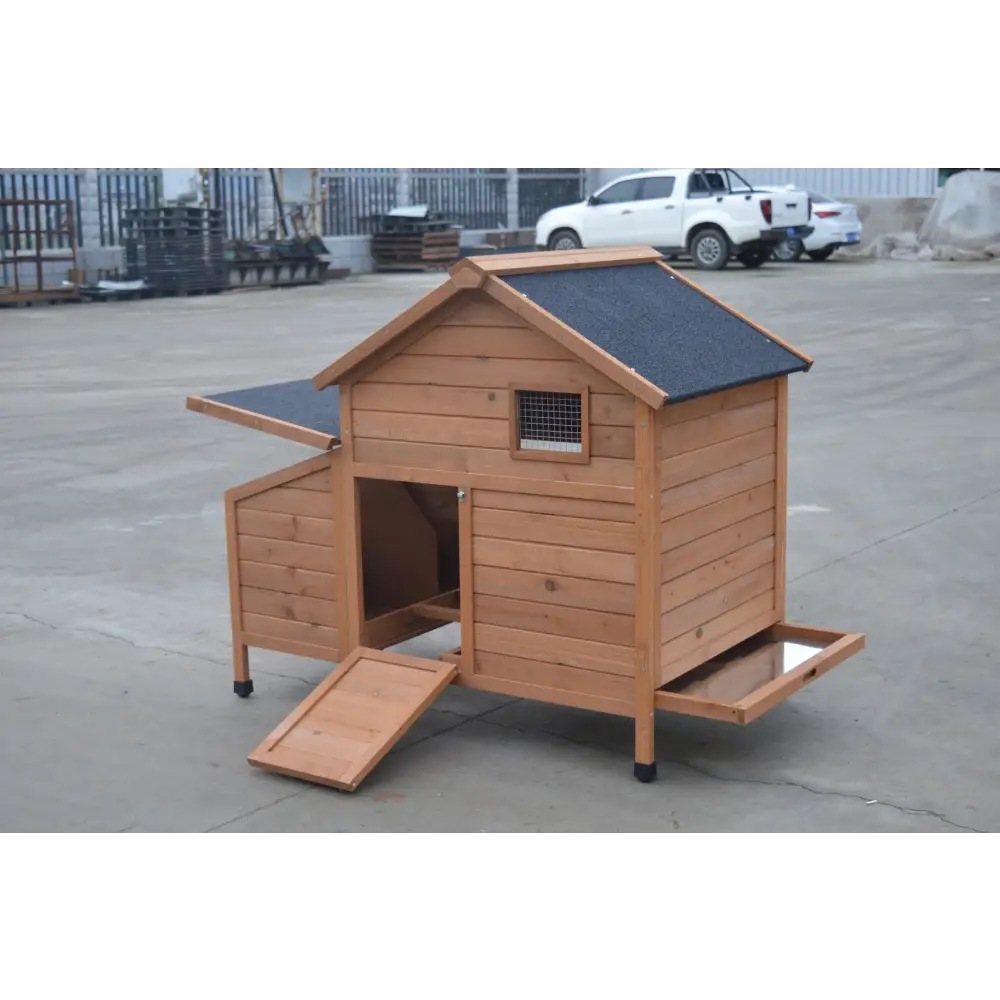 YES4PETS Brown Chicken Coop Rabbit Hutch Cat Cage Hen Chook House - Pet Care > Coops & Hutches > Small Animal Habitats
