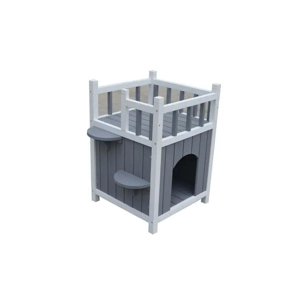YES4PETS Cat Shelter Condo with Escape Door Rabbit Kitty House Cave - Pet Care > Coops & Hutches > Small Animal