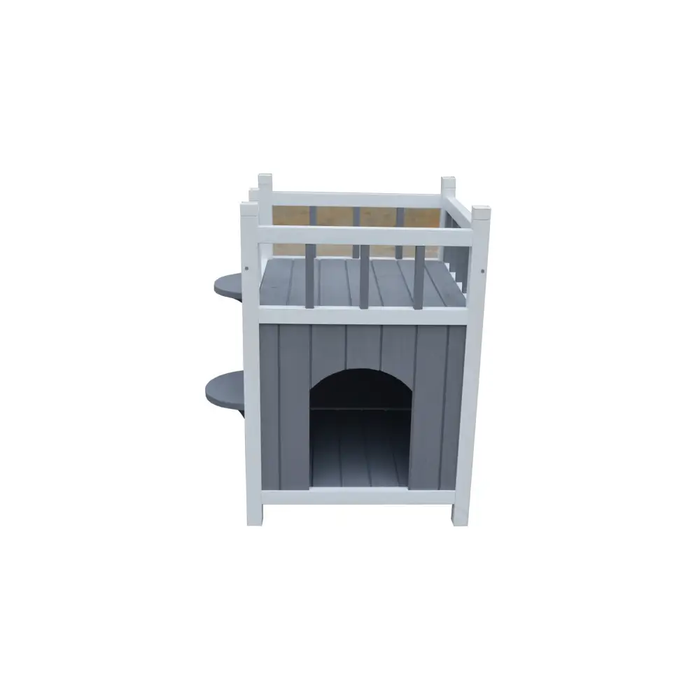 YES4PETS Cat Shelter Condo with Escape Door Rabbit Kitty House Cave - Pet Care > Coops & Hutches > Small Animal