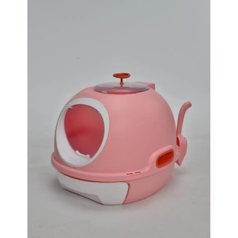 YES4PETS Cat Toilet Litter Box Tray House W Sky window Drawer Photocatalyst Purifier Pink - Pet Care > Cat Supplies >