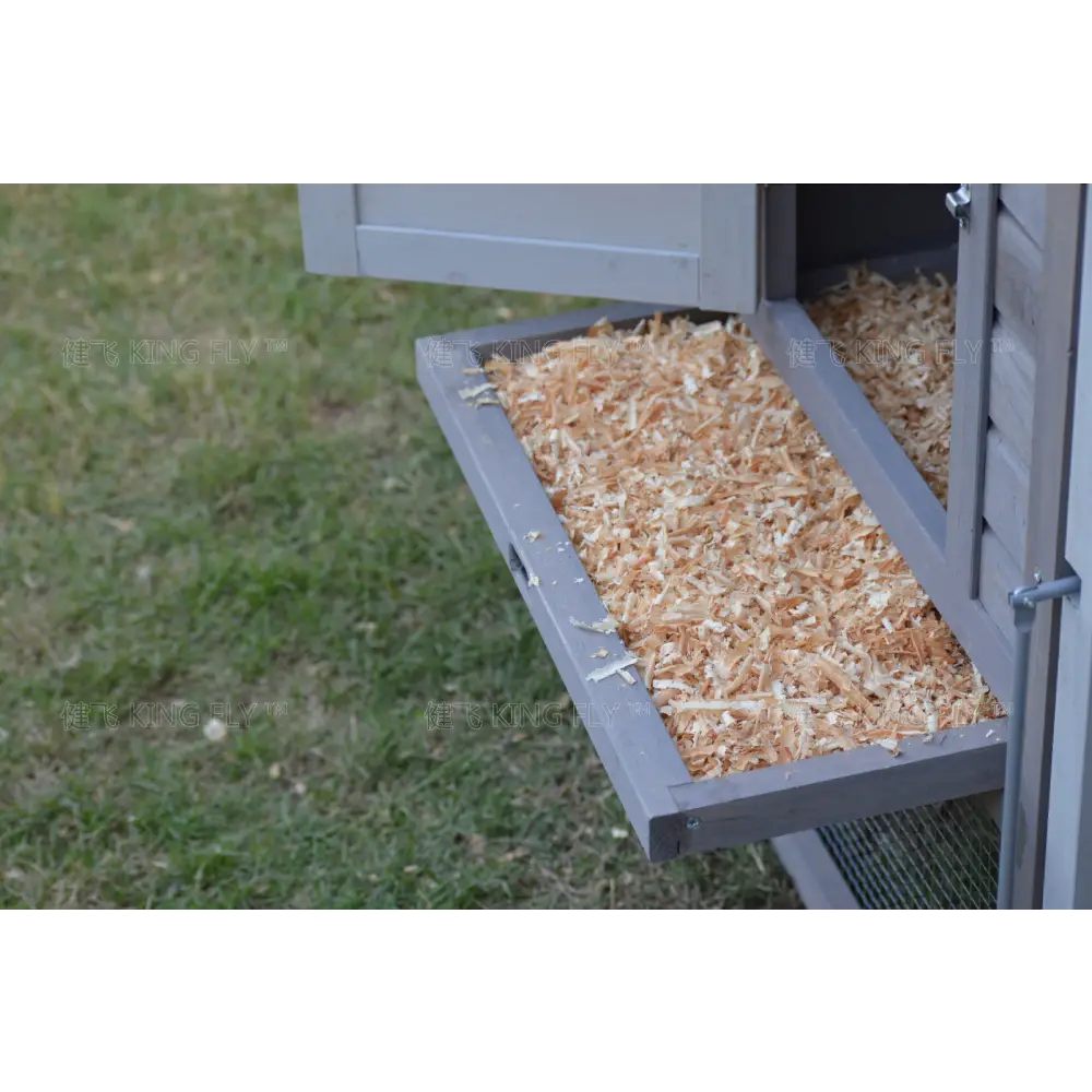 YES4PETS Grey Large Chicken Coop Rabbit Hutch Ferret Cage Hen Chook House - Pet Care > Coops & Hutches > Small Animal