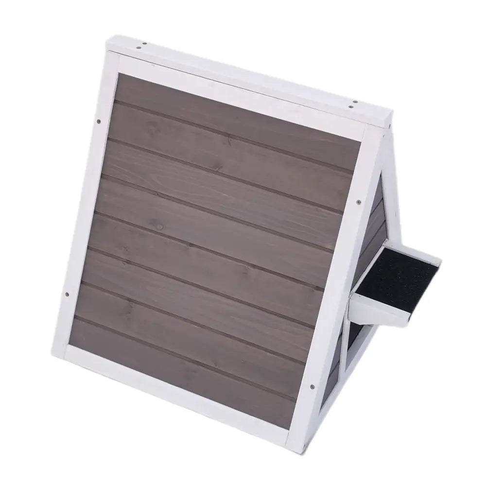 YES4PETS Grey Small Cat Chicken Coop Rabbit Hutch Ferret Cage Guinea Pig Dog Bird Nesting Box - Pet Care > Coops &