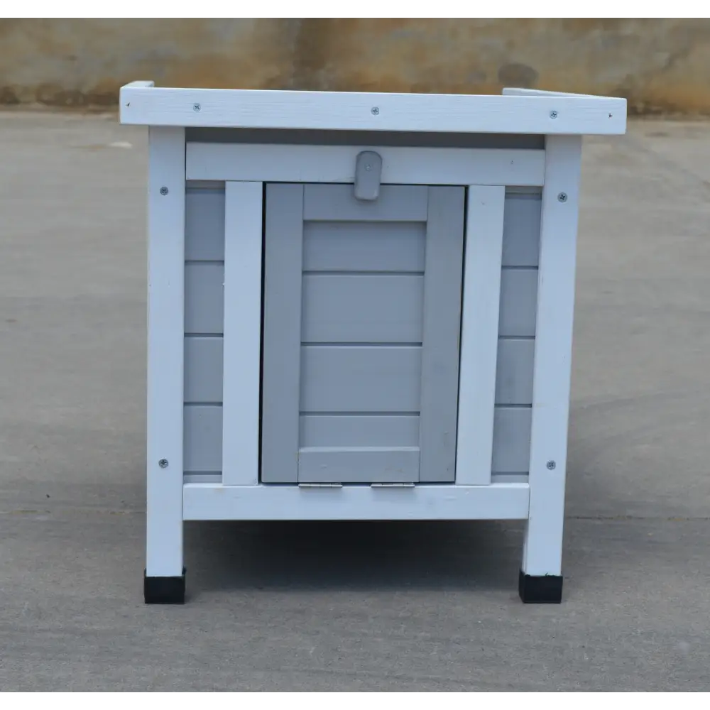 YES4PETS Grey Small Chicken Coop Rabbit Hutch Ferret Cage Guinea Pig Dog Cat Nesting Box - Pet Care > Coops & Hutches >