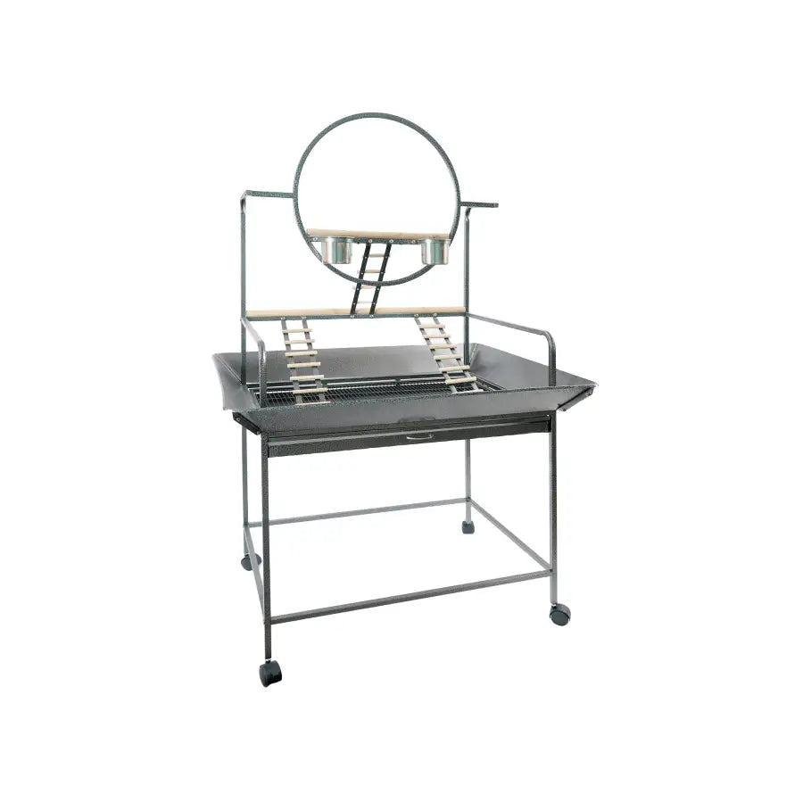 YES4PETS Large Bird Cage Parrot Gym Toy Stand With Ladder On Wheels - Pet Care > Bird > Bird Cages & Stands