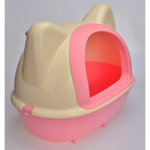 YES4PETS Large Hooded Cat Toilet Litter Box Tray House With Scoop Pink - Pet Care > Cat Supplies > Cat Litter