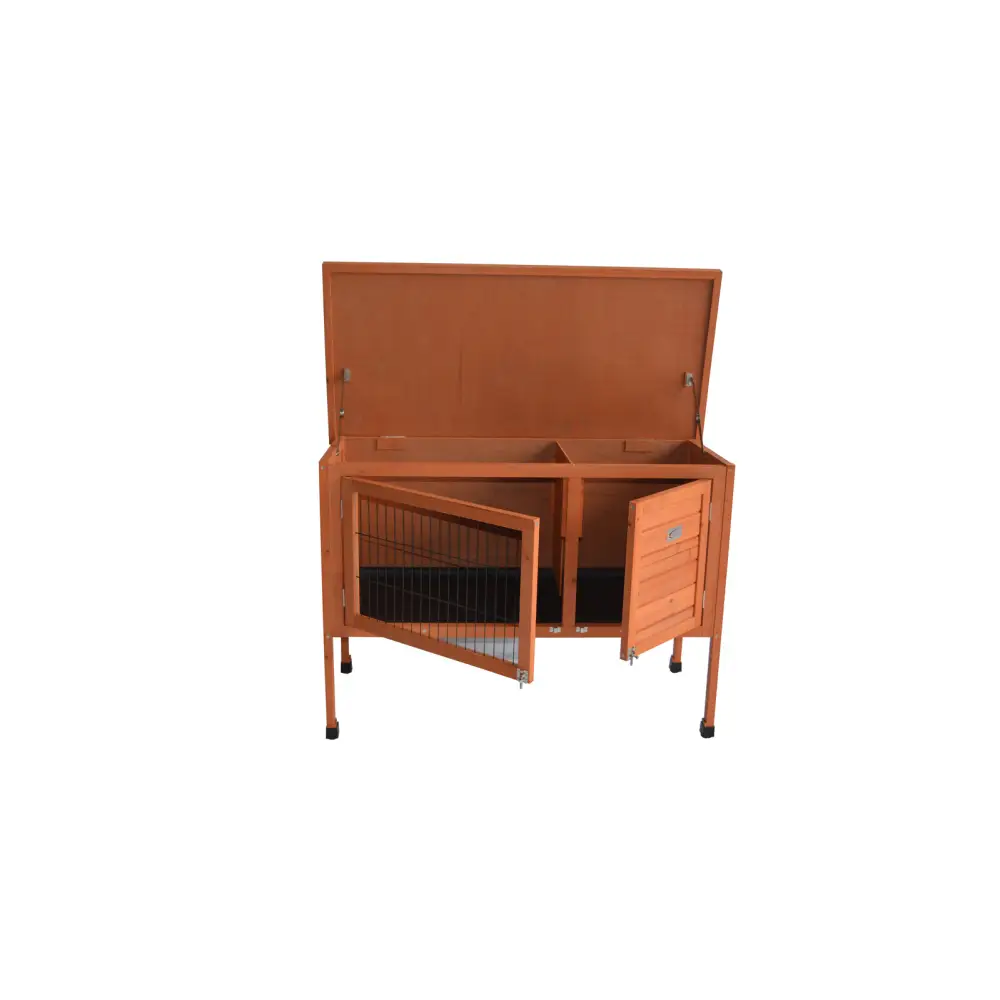 YES4PETS Large Single Wooden Pet Rabbit Hutch Guinea Pig Ferret Cage - Pet Care > Coops & Hutches > Small Animal