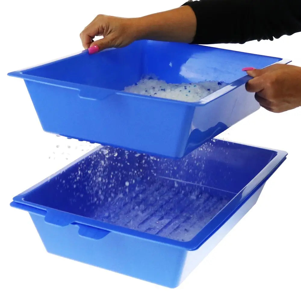 YES4PETS Lift and Sift Self Cleaning Kitty Litter Trays Cat Litter Tray Toilet Sifting Slotted Trays - Pet Care > Cat