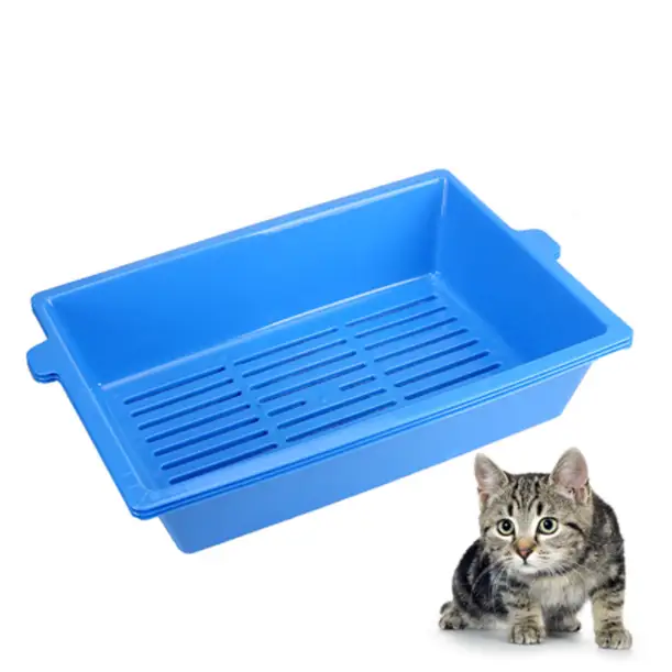 YES4PETS Lift and Sift Self Cleaning Kitty Litter Trays Cat Litter Tray Toilet Sifting Slotted Trays - Pet Care > Cat