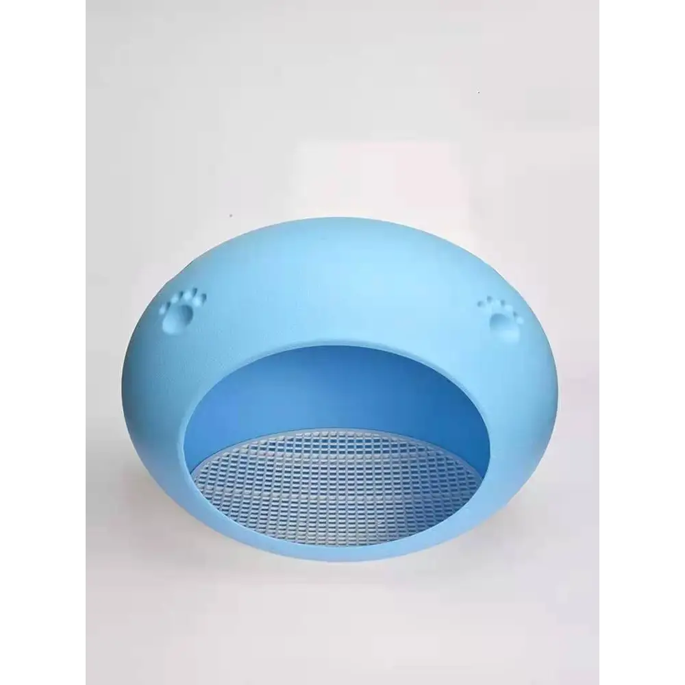 YES4PETS Medium Cave Cat Kitten Box Igloo Cat Bed House Dog Puppy House-Blue - Pet Care > Cat Supplies > Cat Furniture