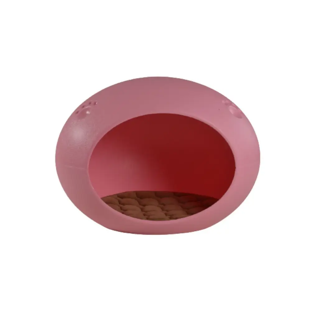 YES4PETS Medium Cave Cat Kitten Box Igloo Cat Bed House Dog Puppy House Pink - Pet Care > Cat Supplies > Cat Furniture