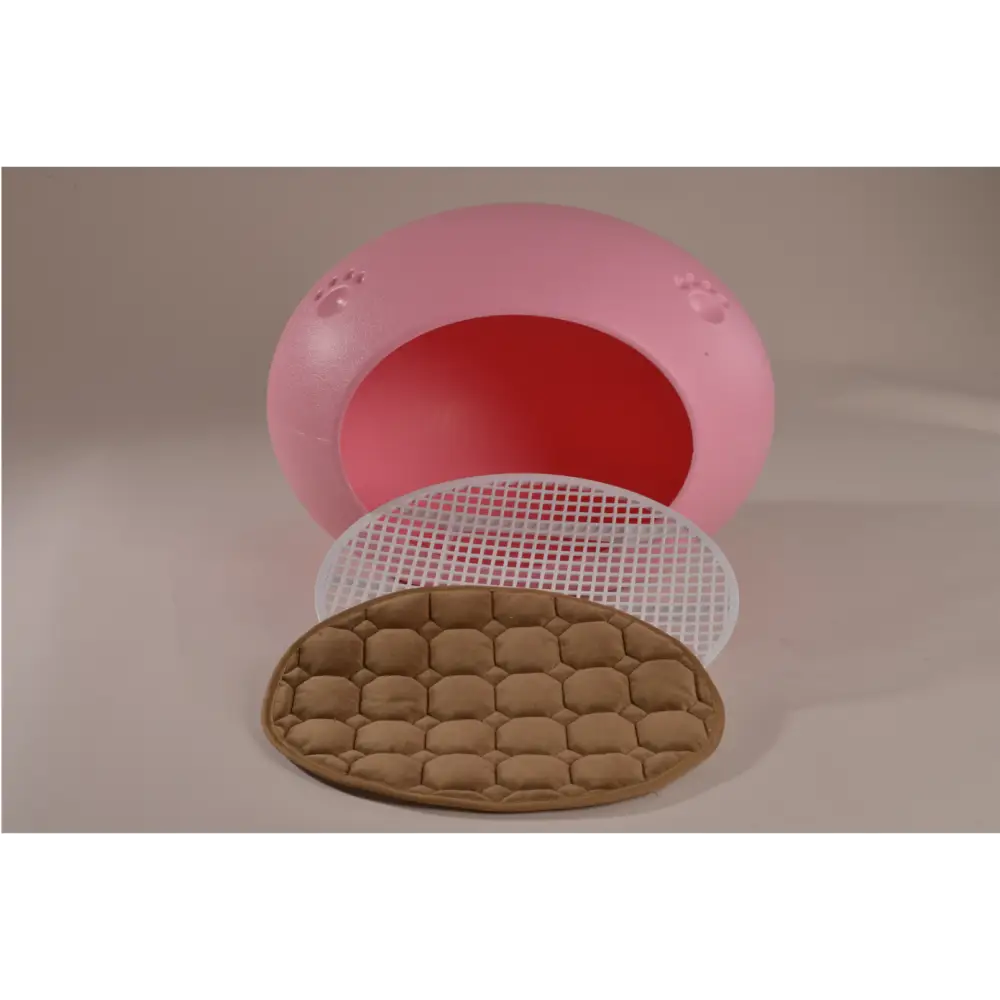 YES4PETS Medium Cave Cat Kitten Box Igloo Cat Bed House Dog Puppy House Pink - Pet Care > Cat Supplies > Cat Furniture