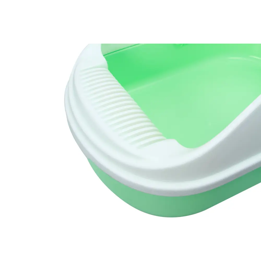 YES4PETS Medium Portable Cat Toilet Litter Box Tray with Scoop Green - Pet Care > Cat Supplies > Cat Litter