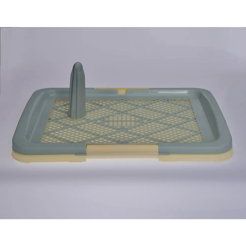 YES4PETS Medium Portable Dog Potty Training Tray Pet Puppy Toilet Trays Loo Pad Mat Blue - Pet Care > Dog Supplies >