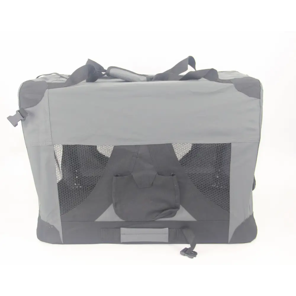 YES4PETS Medium Portable Foldable Dog Cat Puppy Rabbit Soft Crate Carrier-Grey - Pet Care > Cat Supplies > Cat Carriers