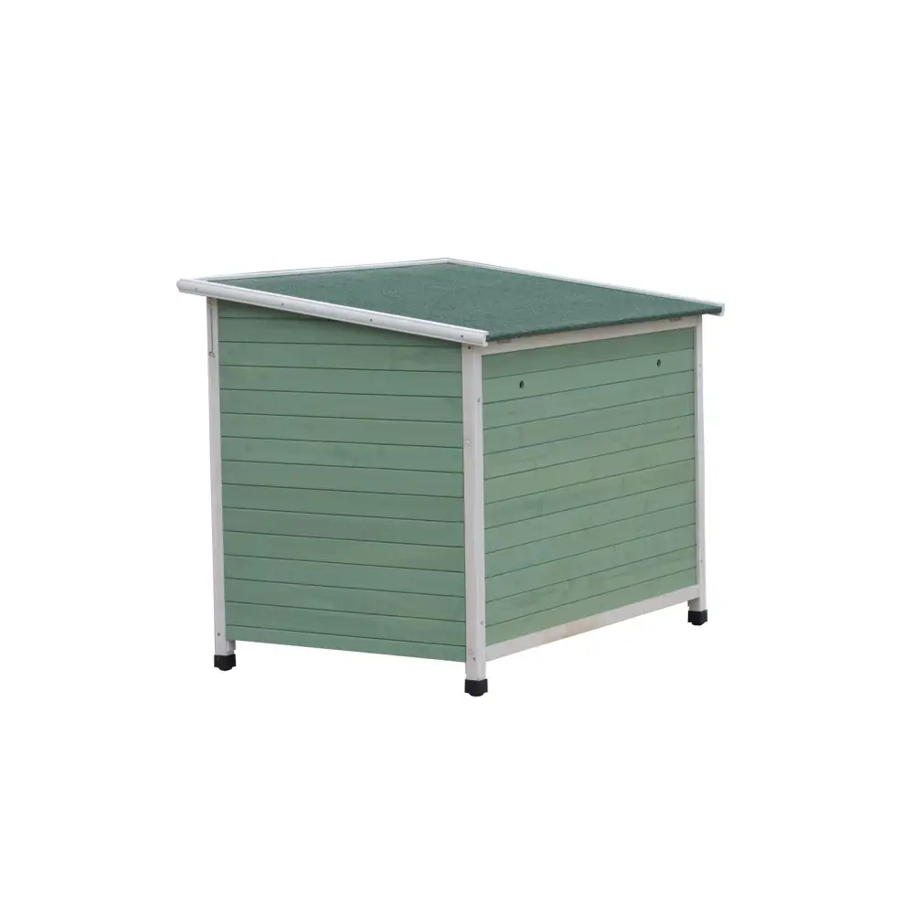 YES4PETS Medium Timber Pet Dog Kennel House Puppy Wooden Timber Cabin With Stripe - Pet Care > Dog Supplies > Dog