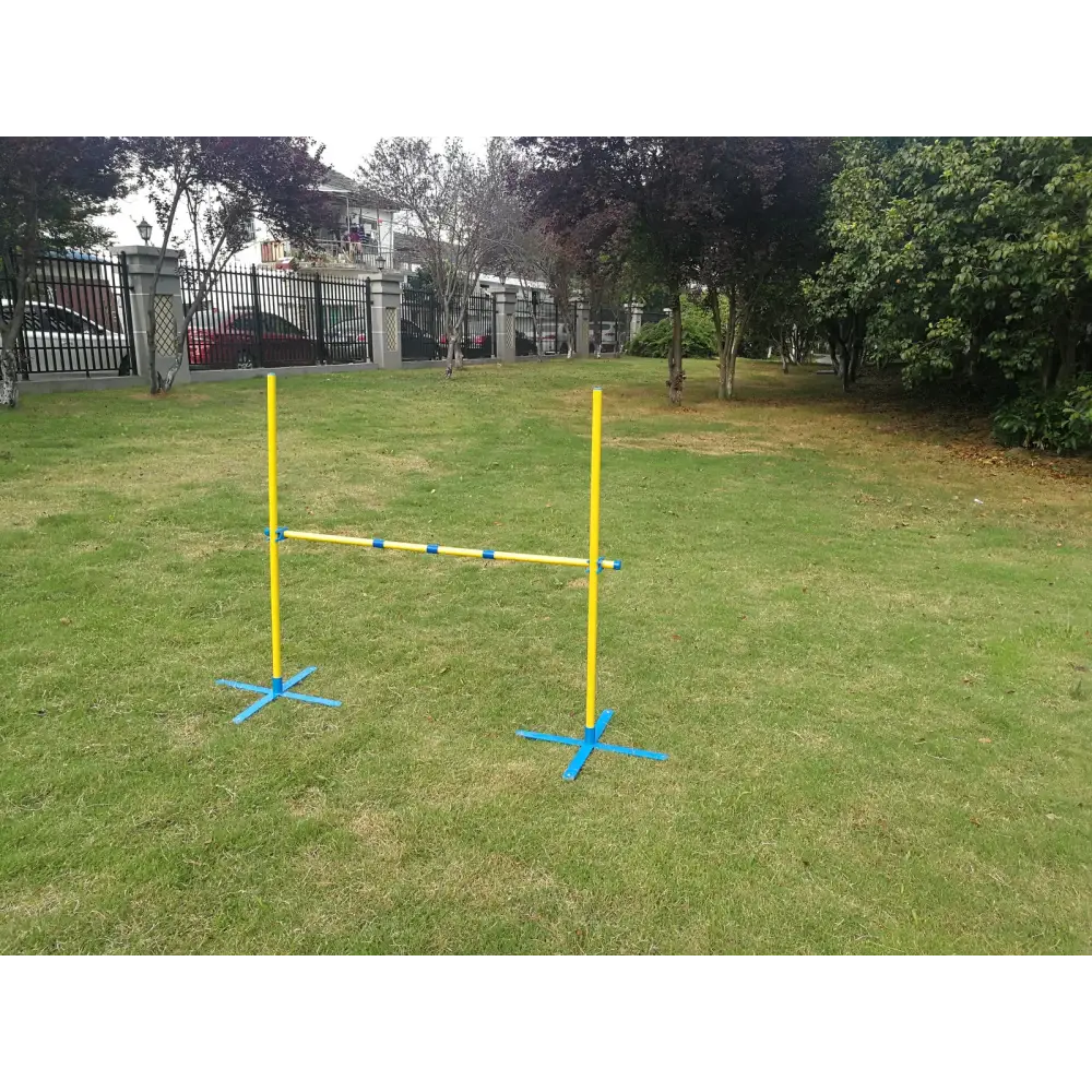 YES4PETS Portable Dog Puppy Training Practice Jump Bar Poles Agility Post - Pet Care > Dog Supplies > Dog Playpens &
