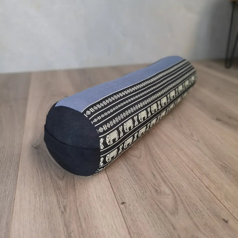 Yoga Bolsters Block Meditation Round Cushion Natural Kapok Filled BlueEle - Home & Garden > Decor