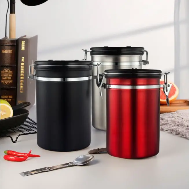 1.2L Storage Container with Spoon - Home & Garden > Storage