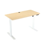 1.2m Sit and Stand Desk – Adjustable Height Natural Finish - Furniture > Office