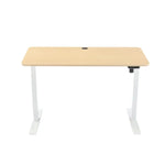 1.2m Sit and Stand Desk – Adjustable Height Natural Finish - Furniture > Office