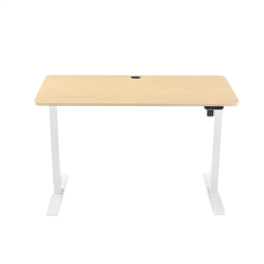 1.2m Sit and Stand Desk – Adjustable Height Natural Finish - Furniture > Office