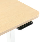 1.2m Sit and Stand Desk – Adjustable Height Natural Finish - Furniture > Office