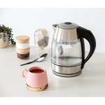 1.7 Litre Glass Kettle with 360 degrees Rotational Base - Appliances > Kitchen Appliances