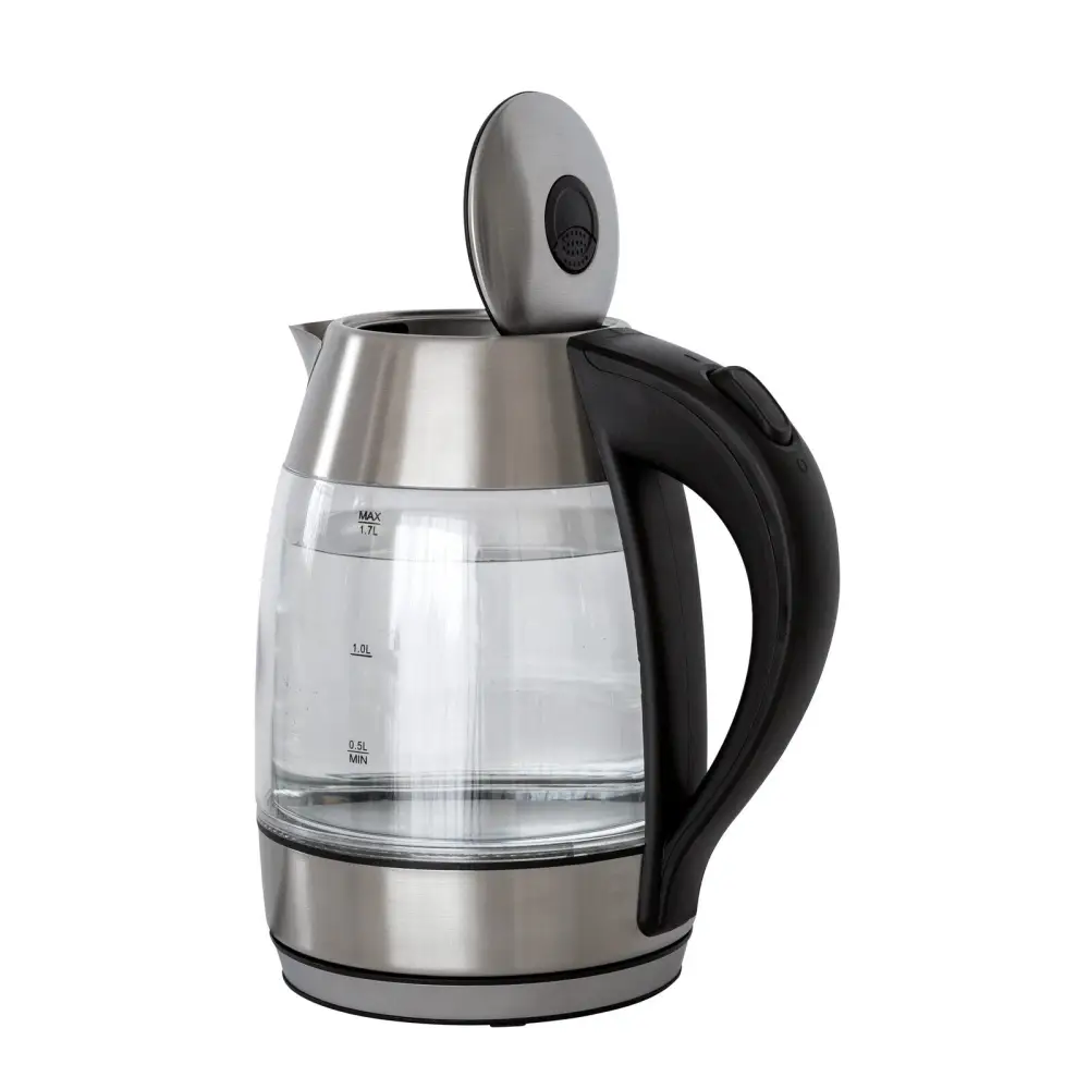 1.7 Litre Glass Kettle with 360 degrees Rotational Base - Appliances > Kitchen Appliances