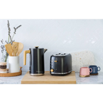 1.7L Kitchen Kettle in Black w/ Wood Accents - Appliances > Kitchen Appliances