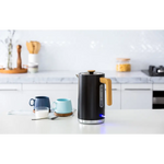 1.7L Kitchen Kettle in Black w/ Wood Accents - Appliances > Kitchen Appliances