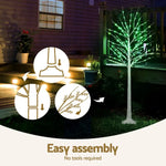 1.7M Christmas Tree 120 RGB LED Lights Jingle Jollys - Occasions > Christmas > Christmas Trees
