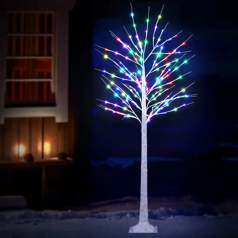 1.7M Christmas Tree 120 RGB LED Lights Jingle Jollys - Occasions > Christmas > Christmas Trees
