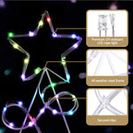 1.7M Christmas Tree 230 LED RGB Motif Lights Jingle Jollys - Occasions > Christmas > Christmas Trees