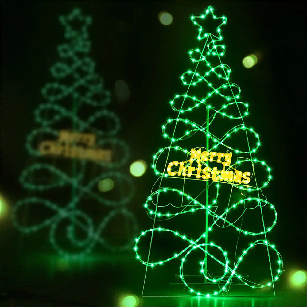 1.7M Christmas Tree 230 LED RGB Motif Lights Jingle Jollys - Occasions > Christmas > Christmas Trees