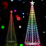 1.8M Christmas Tree 265 LED RGB Fairy Lights Jingle Jollys - Occasions > Christmas > Christmas Trees