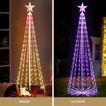 1.8M Christmas Tree 265 LED RGB Fairy Lights Jingle Jollys - Occasions > Christmas > Christmas Trees