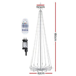 1.8M Christmas Tree 265 LED RGB Fairy Lights Jingle Jollys - Occasions > Christmas > Christmas Trees