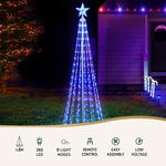 1.8M Christmas Tree 265 LED RGB Fairy Lights Jingle Jollys - Occasions > Christmas > Christmas Trees
