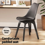 1 Artiss Dining Table and 4 Chairs Set Marble Black - Furniture > Dining > Dining Set