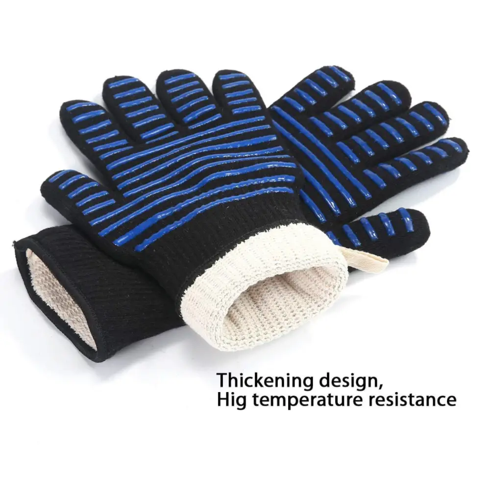 1 Pair Heat Proof Glove blue - Home & Garden > BBQ