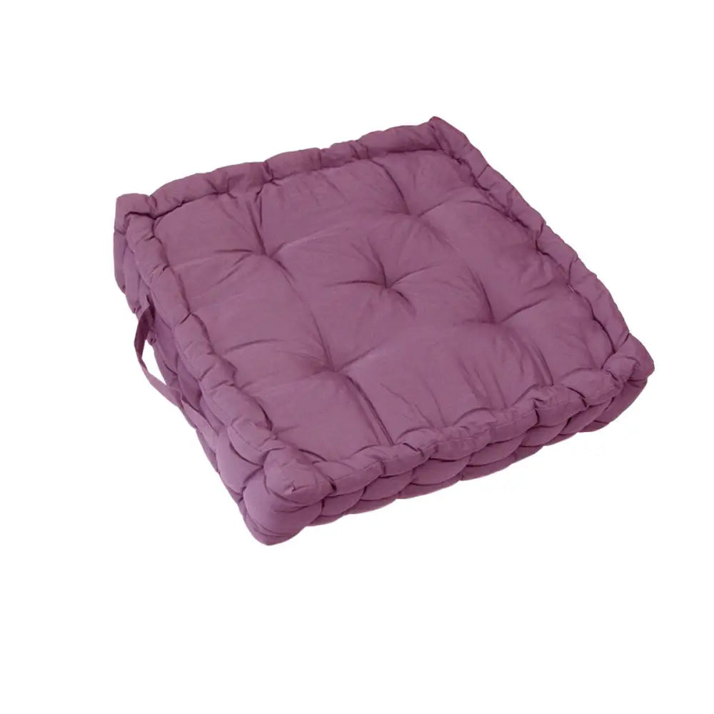 1 Pc Floor Box Cushion Pad 40 x 40 + 8 cm Dusty Pink - Home & Garden > Bedding