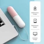 1 Piece Pink Portable UV-C Toothbrush Sterilizer - Rechargeable Travel Case with UV-C Disinfection Compact