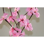 1 Set of 50cm H 20 LED Pink Frangipani Tree Branch Stem Fairy Light Wedding Event Party Function Table Vase Centrepiece