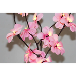 1 Set of 50cm H 20 LED Pink Frangipani Tree Branch Stem Fairy Light Wedding Event Party Function Table Vase Centrepiece